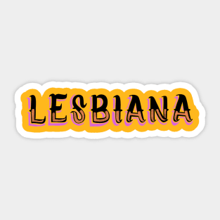 Lesbiana Sticker